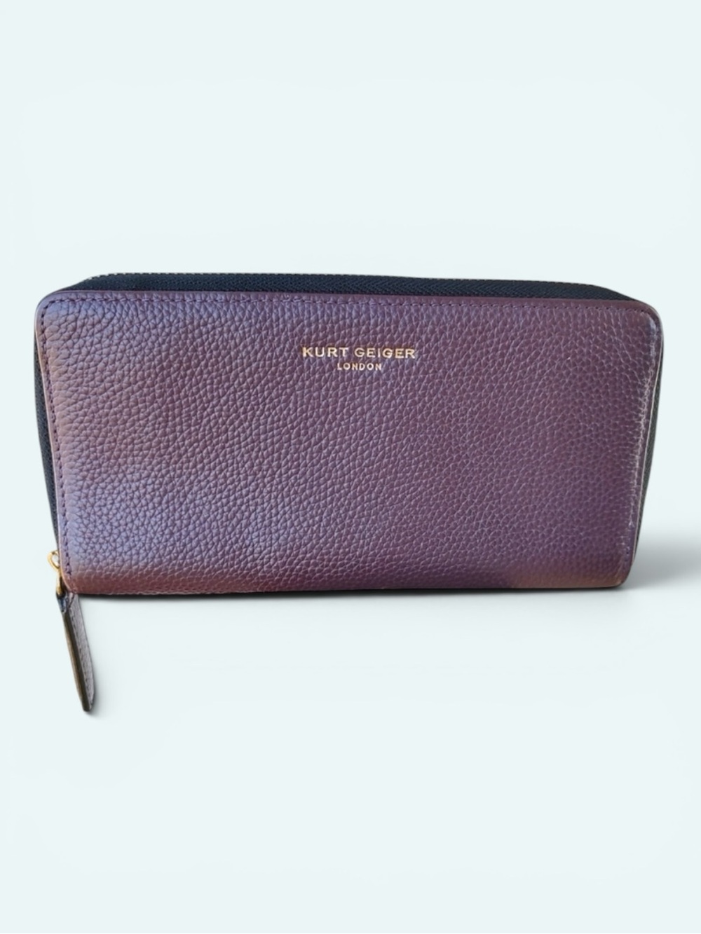 Kurt Geiger GUC Zip-Around Wallet - Deep Plum